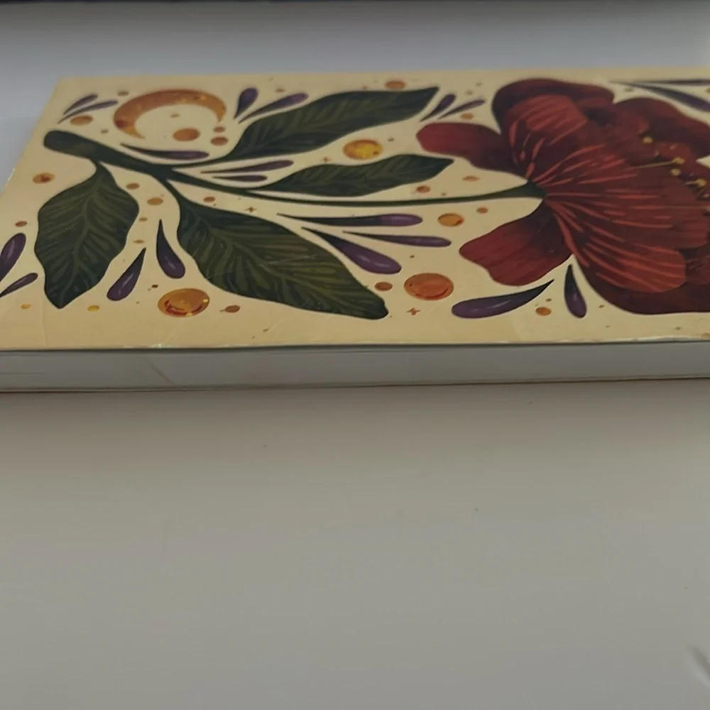 Denik Soft Cover Layflat Notebook , Journal - Burgundy Blooms / BRAND N…